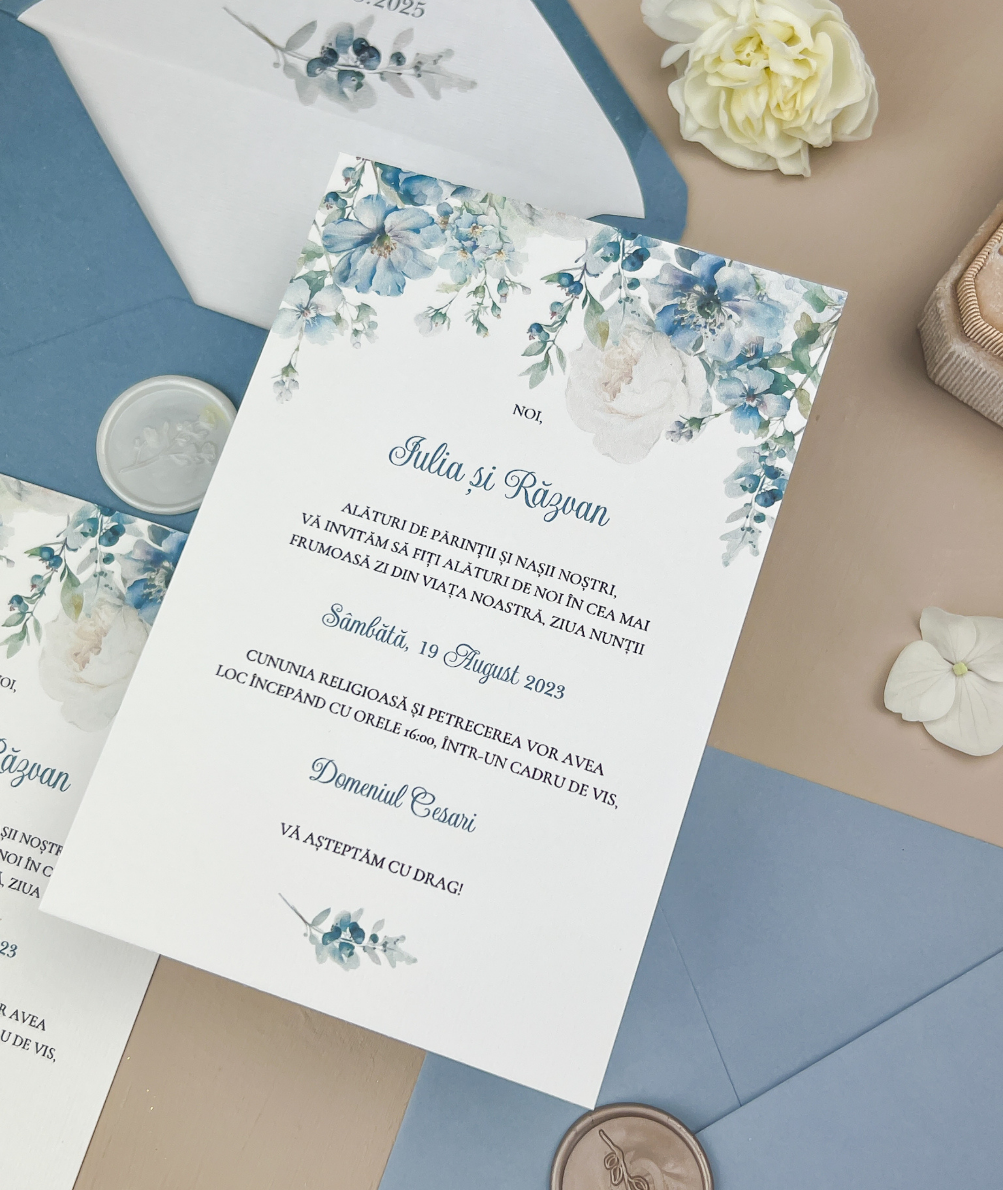 Invitație ”Azure” - imagine 2