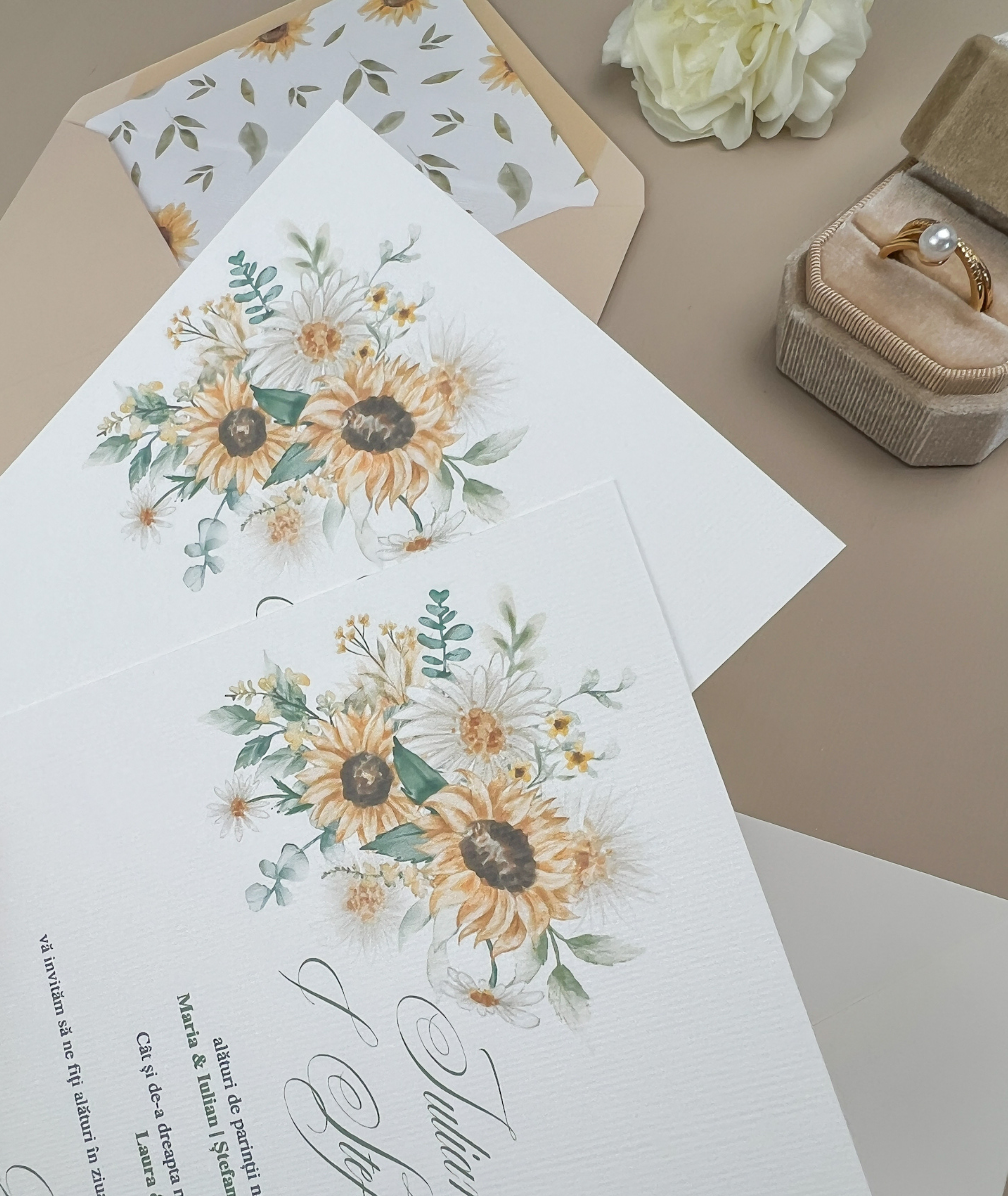 Invitație ”Sunflower” - imagine 4