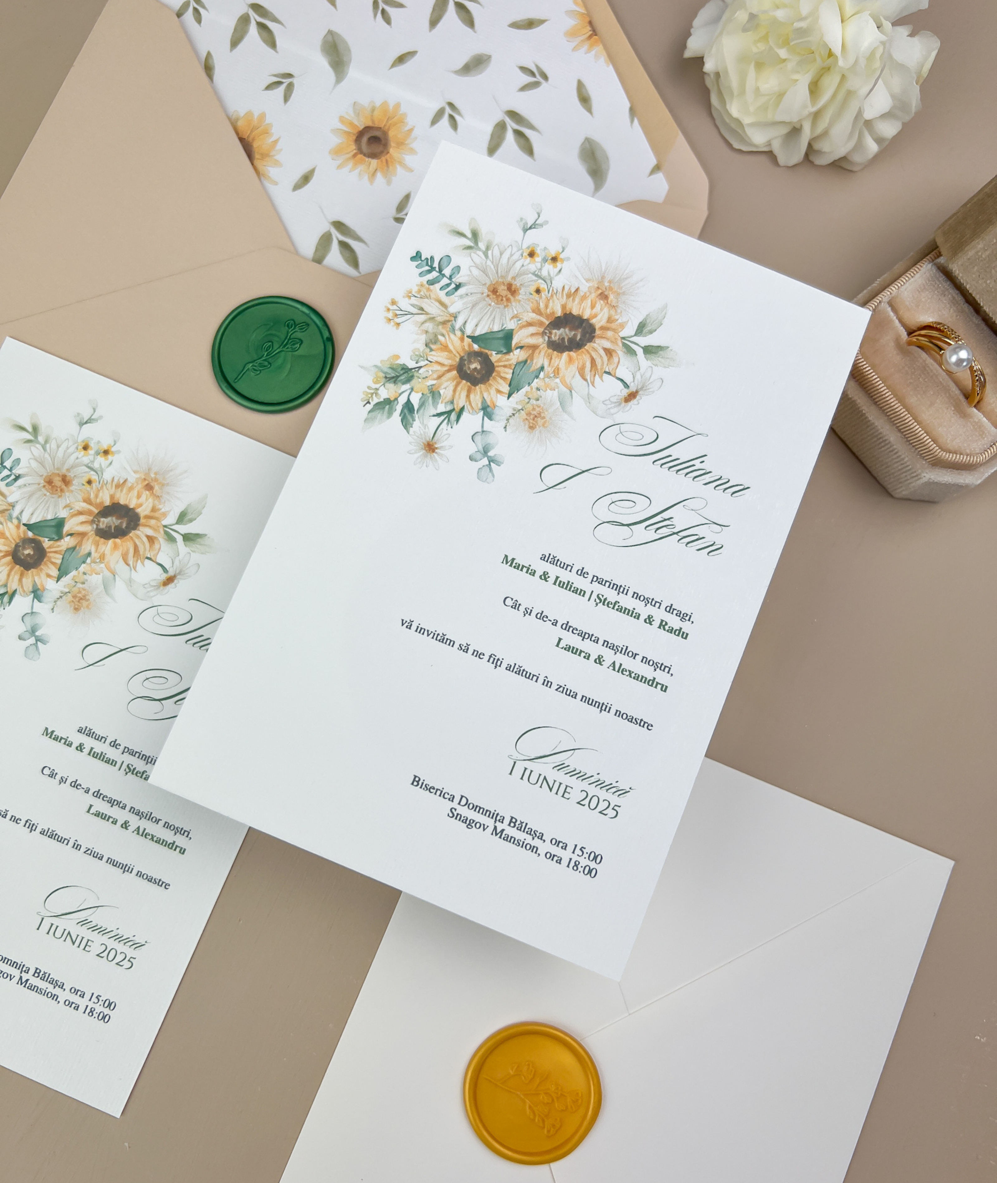 Invitație ”Sunflower” - imagine 2